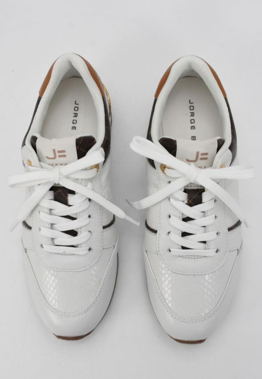 Tênis Jorge Bischoff Off White com Dourado - Imagem 4